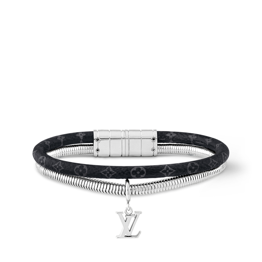 Monogram Swirl Bracelet Monogram Eclipse Canvas - Fashion Jewelry